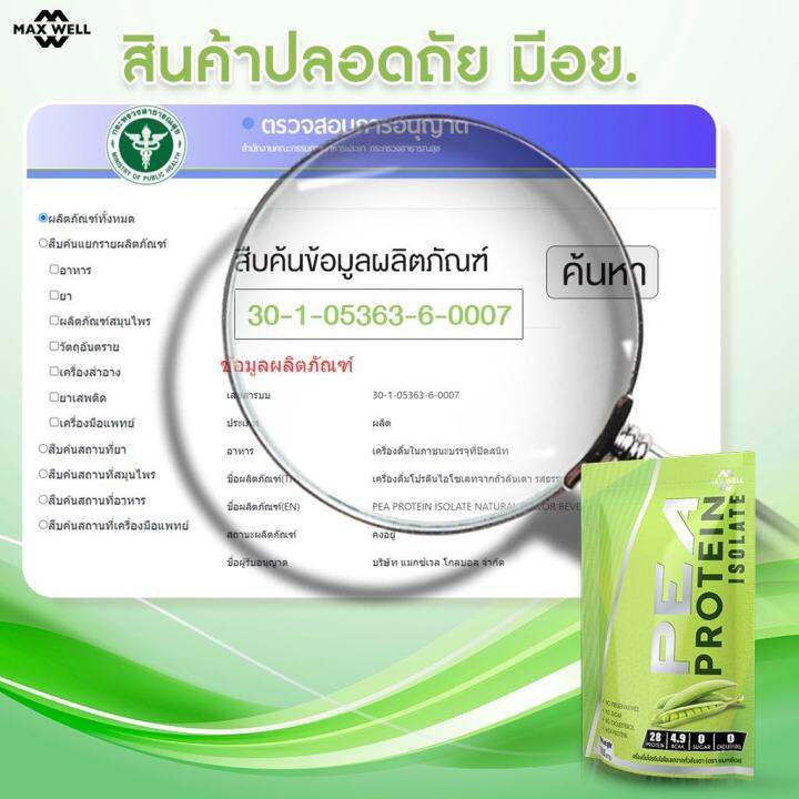 ส่งฟรี-maxwell-pea-protein-isolate-เติม-prebiotics-โปรตีนถั่วลันเตา-โปรตีนพืช-plantbased-แทน-whey-protein-เวย์-คุมน้ำหนัก