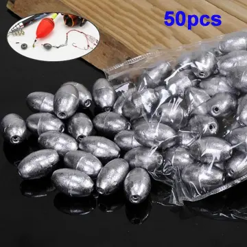 50Pcs High Quality Round Shot Additional Weight Line Sinkers Fishing Lead  fall Hook Connector opening Mouth Sinker - AliExpress