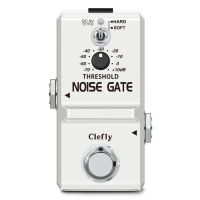 Clefly LN-319 Guitar Noise Gate Pedal Noise Killer Pedals Noise Suppression Effects For Electric Guitar Hard Soft 2 Modes Projector Mounts