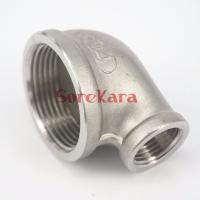 2 BS To 1/2 BSP Female 304 Stainless Steel Reducing Elbow Connector Pipe Fitting water oil air