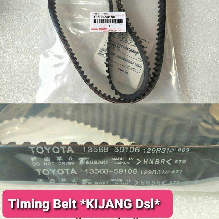 Timing Belt Tali Sabuk Timing Toyota Kijang 7K Diesel Kijang 2L