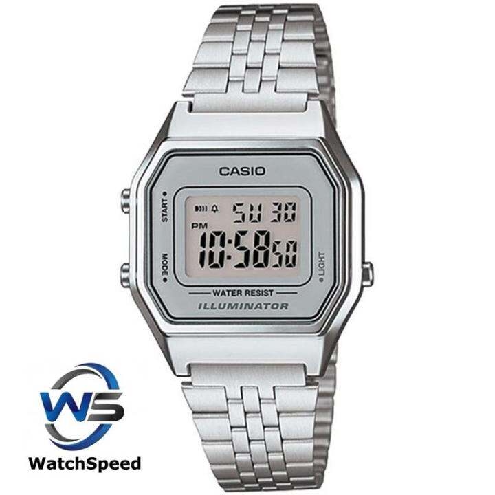 Casio hot sale chrome watch