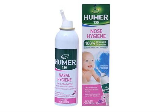 Dung dịch xịt vệ sinh mũi humer 150 dành cho trẻ em và trẻ sơ sinh từ 1 - ảnh sản phẩm 1
