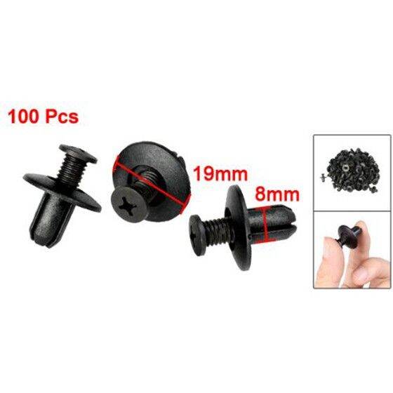 100-pcs-black-car-fender-plastic-rivet-fastener-for-8mm-dia-hole