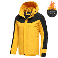 TFU Men  Spring New Outdoor Waterproof Thick Hooded Jacket Coat Men Autumn Fashion Warm Classic Pockets outfits Jackets Men