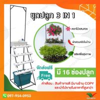 #Pro ดี! ชุดปลูกผักไฮโดรโปนิกส์ 16 ช่องปลูก รุ่นชุดปลูก 3 in 1 by hydroponicgroup **!!ค่าจัดส่ง สุดฮอต!