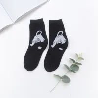 Fashion Street Art Funny Alien Planet Socks Personality Creative Funny Cartoon Cat Breathable Men Socks Happy Unisex Long Socks