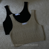 02 Knitted Crop tank