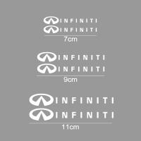 6ชิ้นดีคอลตกแต่งสติ๊กเกอร์เบรคคาลิปเปอร์ติดล้อรถยนต์สำหรับ Infiniti FX35 Q50 G35 G37 G20 QX56 QX50 QX60 QX80 QX4 Q45 QX70