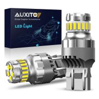 AUXITO T20 Led 2x 7440 W21W LED Canbus 7443 SRCK W21/5W หลอดไฟ LED ไฟรถยนต์เปิดไฟเบรกรถโคมไฟถอยท้าย1200LM Dunzheng9084295 12V