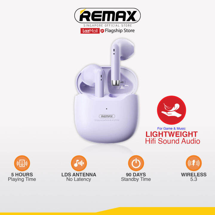 [Remax Audio] TWS19 Marshmallow Series IPX4 Waterproof High Definition Sound Quality Colorful