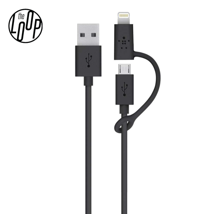 Belkin MicroUSB Cable with Lightning Connector Adapter Lazada PH