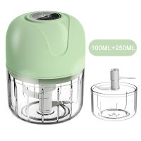 【CC】❐◕卐  New Electric Garlic Masher USB Charging Food Vegetable Meat Grinder Press Crusher