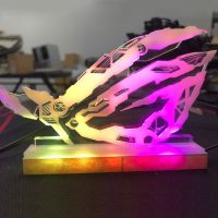 RGB Figure Belief Decoration 5V 3Pin Republic of Gamers LED Rainbow Lighting AURA SYNC Custom MOD Acrylic Lighting Panel