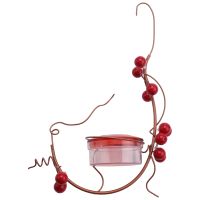 Best bird Feeder - 3.4Oz Bird Feeder with 5 Feeding Ports, Easy to Clean, Spring Summer Decor,bird Feeders