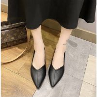 CHIC STORE Women Soft Flat Pointed OL Shoes Kasut Perempuan Kasut Wanita CSS98