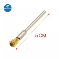 【】 zsdcpt PHONEFIX Brass Wire Brush ing Brush Golden Color Portable For Motherboard Short Circuit Digital Multimeter Testing Tool