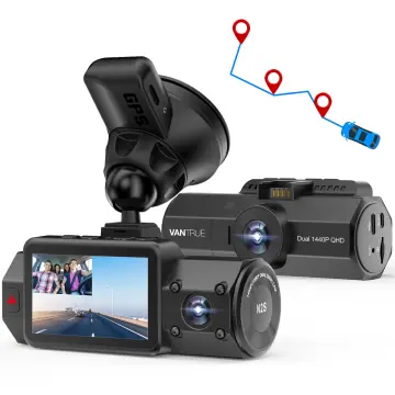 VIOFO T130 3 Channel Dash Cam Uber, WiFi and GPS, 1440P+1080P+1080P,  Supercapacitor, 24 Hour Parking Mode, Support 256GB Max 