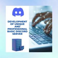 Development of unique and professional basic discord server | Discord | Development | App