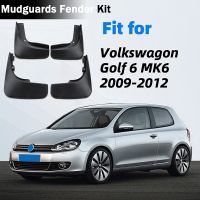 4pcs Mudguards Fender Kit Wheel Mud Flaps Splash Guards Fit For VW Volkswagen GOLF 6 MK6 HATCH 2009 2012 Car Accessories