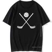 Custom Play Floorball Gift Birthday T-Shirt For Men Famous Humorous Tops Tees Homme T-Shirts Classical Pattern