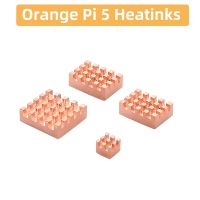 แผงระบายความร้อน Orange Pi 5 CPU RAM ฮีทซิงค์อลูมิเนียมทองแดงและ OPI 5 Passive เรดิเอเตอร์ระบายความร้อนเข้ากันได้กับ Orange Pi Zero 2