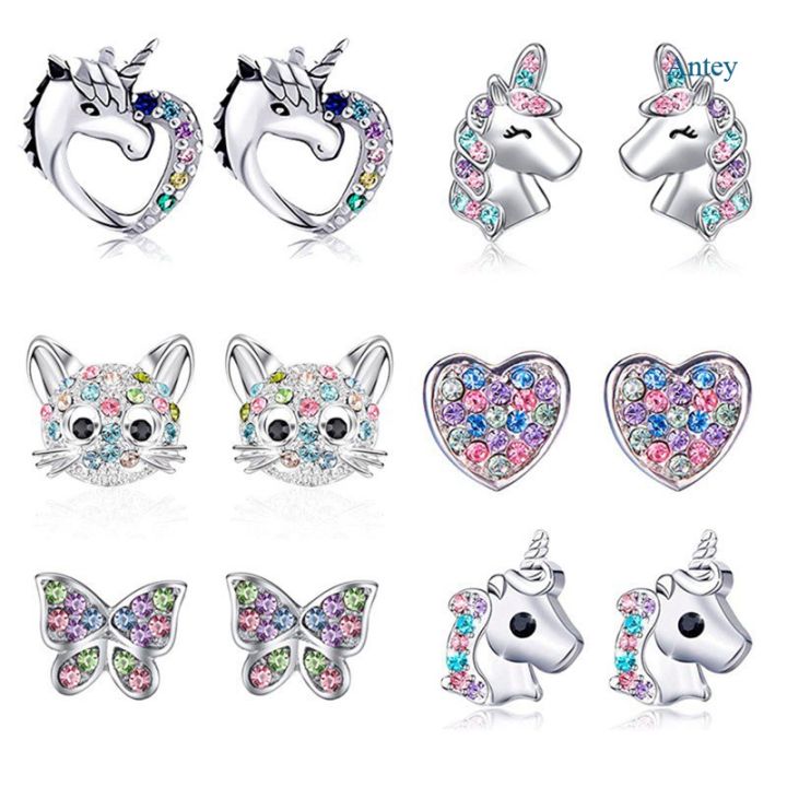 antey-new-unicorn-cat-love-rainbow-jewelry-earrings-accessories-for-women-party-jewelry-anniversary-giftsstud-earrings