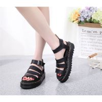 COD สินค้าแฟชั่น【Raya】Original Dr.Martens Roman sandals Korean Fashion Men Women sandals Martin shoes Increasing Kasut