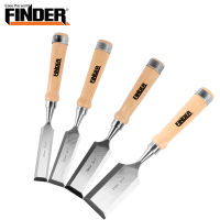 4Pcs 25-51Mm แกะสลัก Chisel ช่างไม้เครื่องมือ Flat Woodworking Chisel ชุด CR-V Professional แกะสลักมีด Graver แกะสลักไม้เครื่องมือ