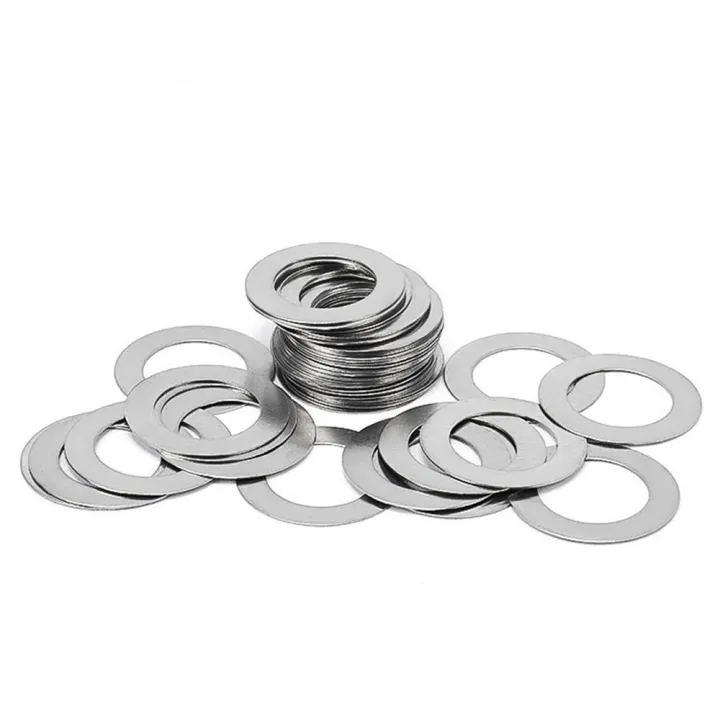 10-50pcs-m3-m4-m5-m6-m40-din988-304-stainless-steel-adjusting-ultrathin-precision-shim-gasket-ultra-thin-flat-wafer-washer