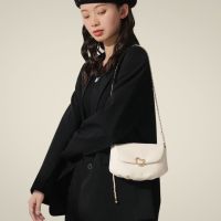 Little worn ck summer bag female 2023 new niche original design white clouds bag shoulder chain bag --ndjb238803