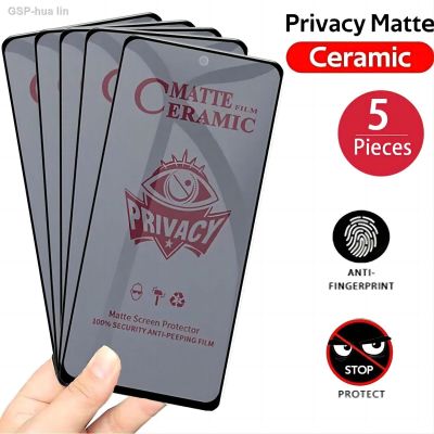 ✎Protetor Cerâmico Matte Tela Privacidade Anti Película Protetora Do Espião A54 5G A14 A34 A51 A50 A30 A12 A52S 5 PCes