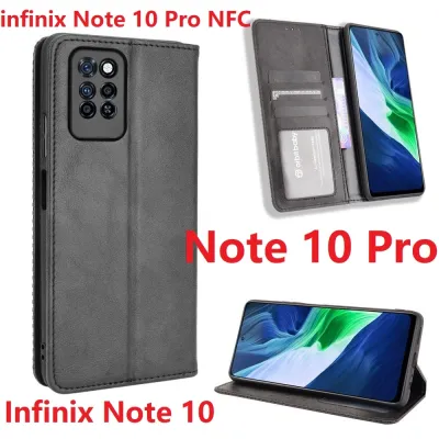 Wallet PU Leather For Infinix Note 10 Pro NFC Case Magnetic Flip Book Stand Card Protection INFINIX Note 11i Cover