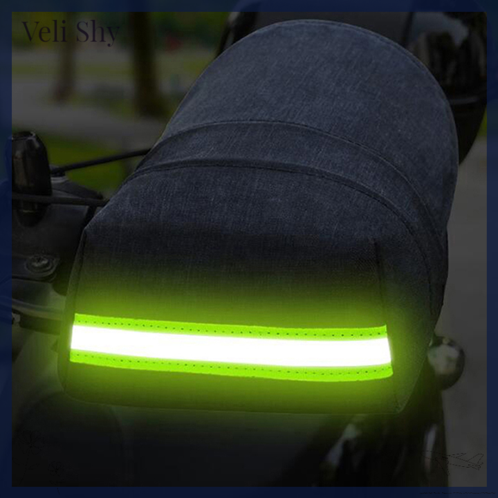 veli-shy-ที่ครอบมือจับรถจักรยานยนต์ถุงมือกันน้ำขนฟู-pu-3d-โปร่งสำหรับฤดูหนาว
