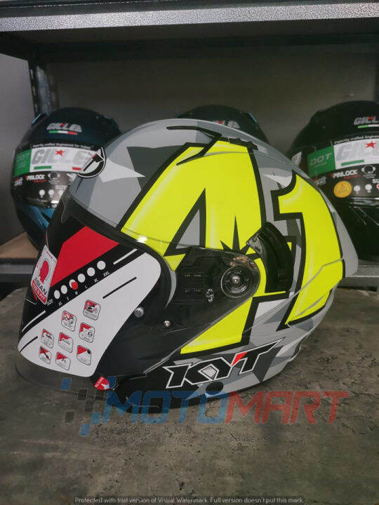 KYT HELMET NFJ ESPARGARO MATTE GREY Lazada PH