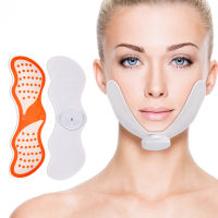 EMS Face Lifting Machine Facial Muscle Stimulator V Face Slimming Massager With Gel Pads Stickers Face Lift Skin Lift Tools