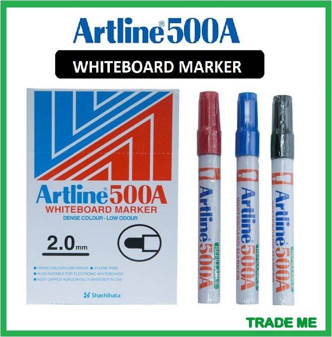 Whiteboard Marker Artline Brand 500A 2.0mm Wide Tip | Lazada PH