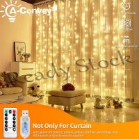 【hot sale】 ✟♧ B28 Curtain Lights 2M 3M String Lights Fairy Lights Christmas New Year Wedding Garden Lighting