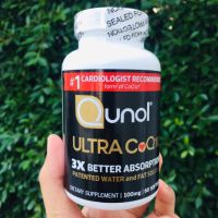 Ultra CoQ10 คิวเทน 100 mg 60 ซอฟท์เจล (Qunol®) 3x Better Absorption Q10 Ubiquinone USP Grade #1 Cardiologist Recommended Form of CoQ10