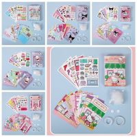 OMSS คุโรมิ หนังสือแนวเงียบ Melody Sticker Games ไม่มีการตัด เมโลดี้ Kuromi Quiet Book ความสามารถในการใช้มือ งานทำมือ ไม่มีการตัดหนังสือที่เงียบสงบ เด็กๆเด็กๆ