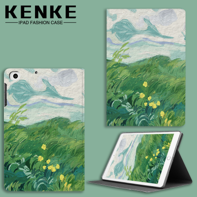 KENKE เคสไอแพด การ์ตูนน่ารักเป็ดภาพวาดสีน้ำมัน G Raffiti Case TPU กลับซิลิโคน Case สำหรับ Apple iPad 7 8 9 th Gen 2021 Mini 1 2 3 4 5 6 สมาร์ท Case iPad 2020 Pro 11 นิ้ว 2022 Air 5 air 4 Pro 2018 5th 6th Air1 Air2 2019 Air3 10.5 นิ้ว Full Page Support