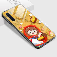 เคส PMP สำหรับ OPPO A83 A91 A92 A9 2020เคสฝาหลังกระจกเทมเปอร์เคสมันวาวกันกระแทกดีไซน์เจ้าหญิงสวย