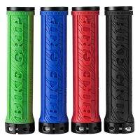 ROCKBROS TPR Rubber Bike Grips Bicycle Handlebar Mtb Grips Soft 3D Anti-skid Lock On Handle Bar Cycling Parts Bike Accessories