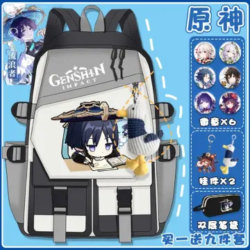 Genshin Impact Paimon Kaveh Wanderer Backpack Teenarges Schoolbag