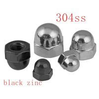 ♘♗┋  1-50pcs steel with black or stainless steel Acorn Nuts M3 m4 m5 m6 m8 m10 m12 M14 M16 Cap Nut Acorn Dome Head Hex Nuts