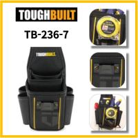 ToughBuilt TB-236-7ยูทิลิตี้บวกกระเป๋า-8กระเป๋าและพนังกระเป๋าด้านหลัง-หนักและทนทานกระเป๋าโน๊ตบุ๊คคลิปสายวัด