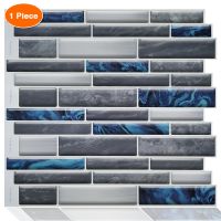 [24 Home Accessories] แผ่นกระเบื้อง3D ในครัวแบบลอกและติด Backsplash แผ่นไวนิลติดผนังกระเบื้องโมเสค