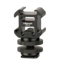 Aluminium Alloy Pro Tripod Shoe Camera Mount Adapter for Lights/LED Monitors/Microphones/Audio Recorder /Studio Flash Bracket Adhesives Tape