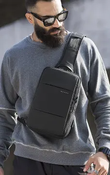 KAKA Messenger Bag Men Oxford Multipurpose Chest Pack Sling Shoulder Bags  for Men Casual Crossbody