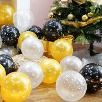 12-inch transparent babys breath balloon printed latex 100-day birthday festival decoration Christmas and New Year scene decoration